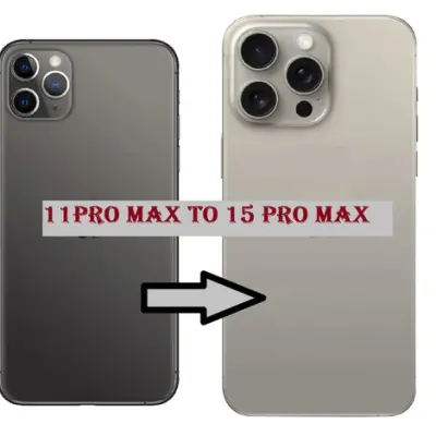 Converter Back Panel Housing Body for Apple iPhone 11 Pro Max Convert to Apple iPhone 15 Pro Max