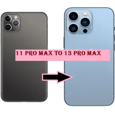 Converter Back Panel Housing Body for Apple iPhone 11 Pro Max Convert to Apple iPhone 13 Pro Max
