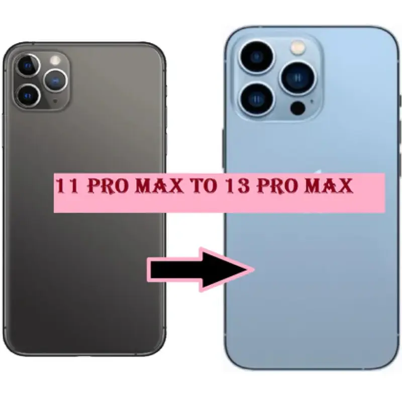 Converter Back Panel Housing Body for Apple iPhone 11 Pro Max Convert to Apple iPhone 13 Pro Max