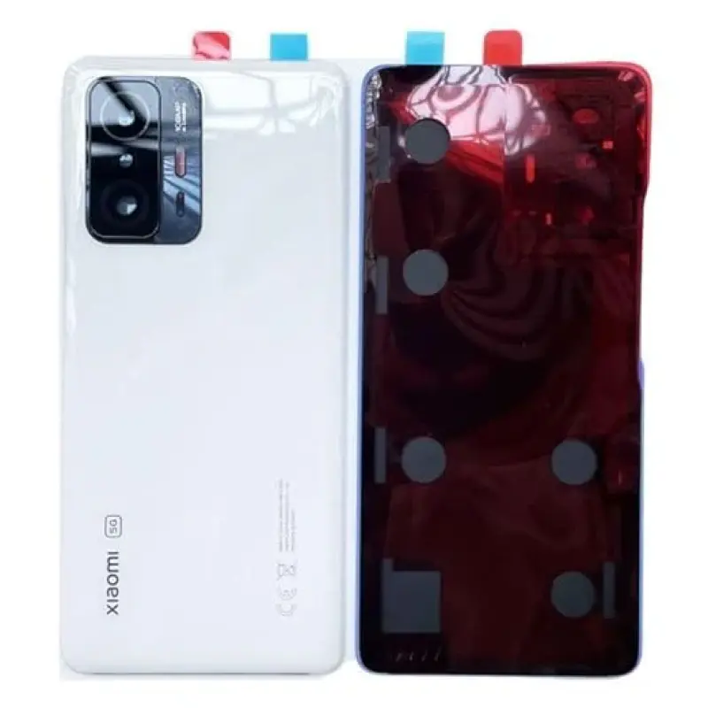 Back Panel for Xiaomi Mi 11T Pro -White (with Camera Glass Lens)