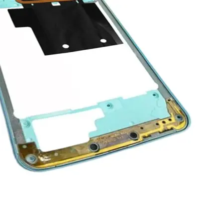 Power Volume Key Ring Frame Middle Compatible with Samsung Galaxy M40 (Sky Blue)