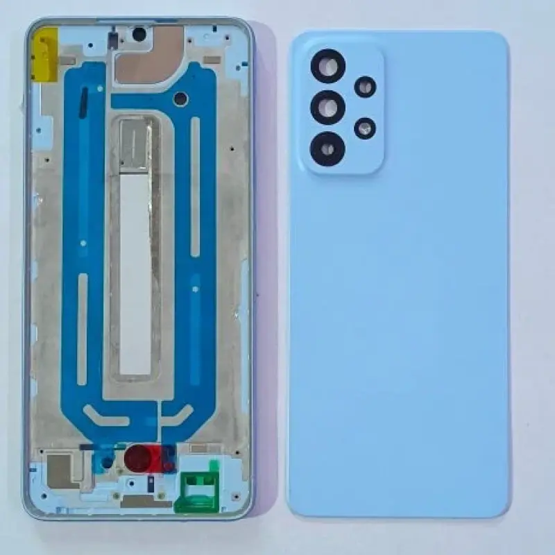 Back Panel With Middle Frame for Samsung Galaxy A33 5G : Blue
