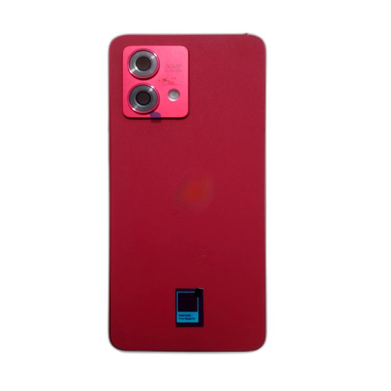 Back Panel Housing Body OEM Quality for Moto G84 Red