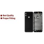 Back Panel Housing Body for Moto One Power Black