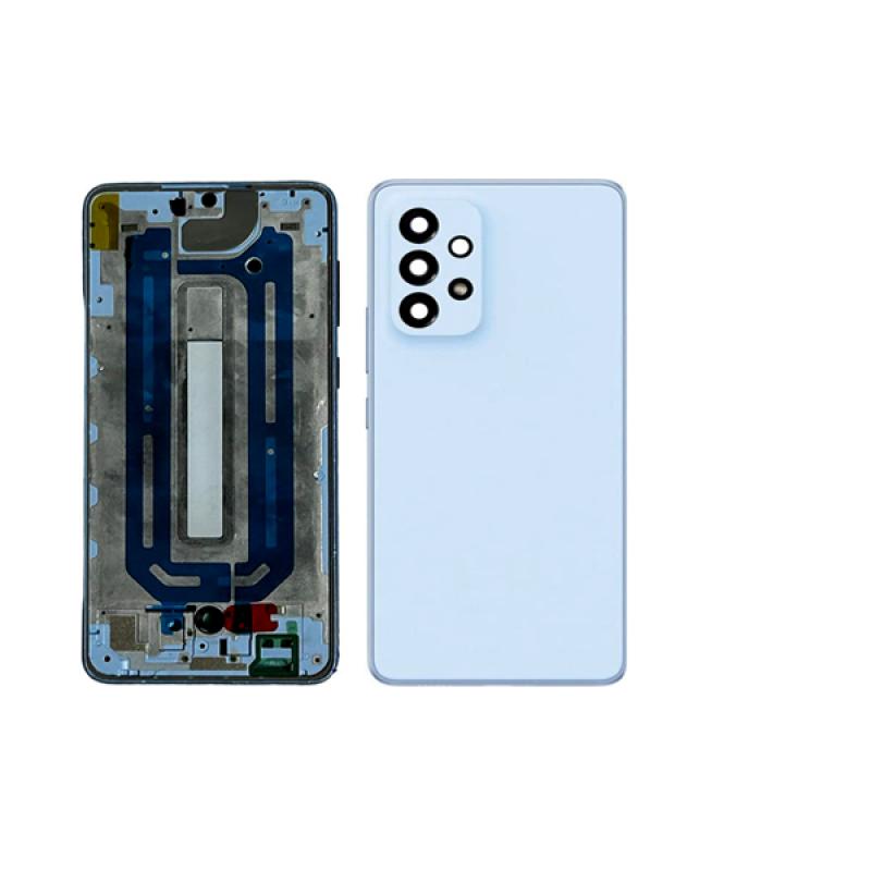 Back Panel With Middle Frame for Samsung Galaxy A33 5G : Blue