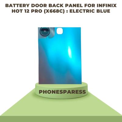 Battery Door Back Panel for Infinix Hot 12 Pro (X668C) : Electric Blue