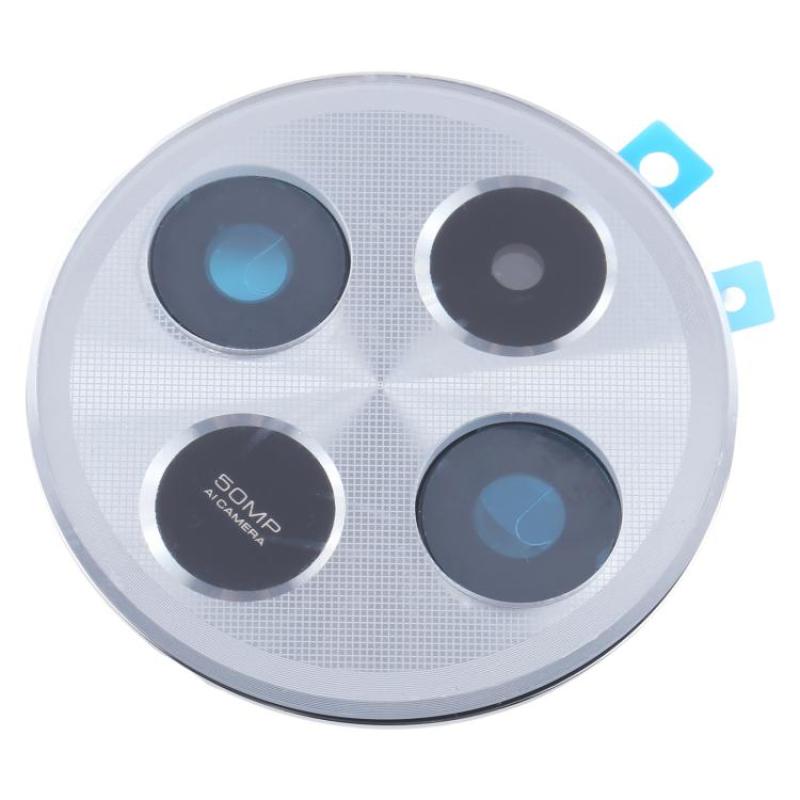 Camera Glass Lens With Frame for Xioami MI 14C Silver