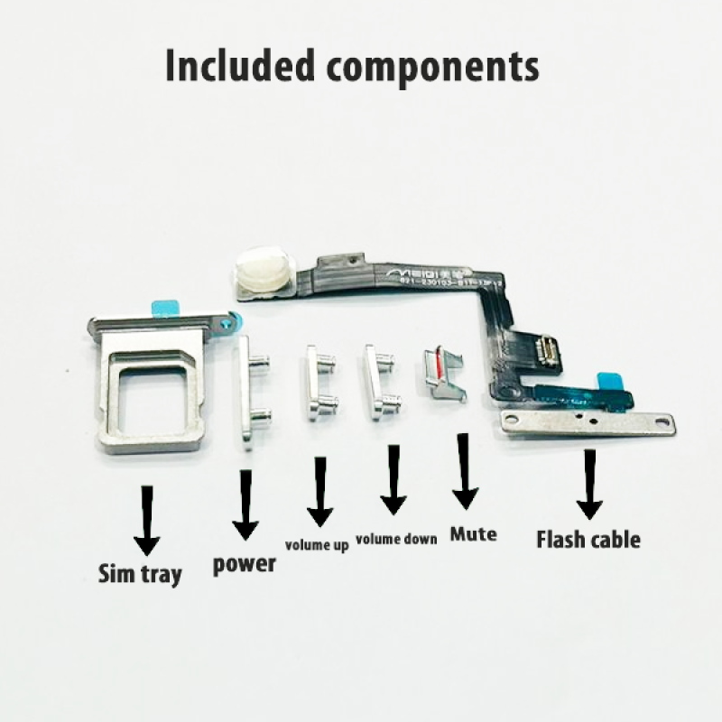 Converter Back Panel Housing Body for Apple iPhone 11 Convert to Apple iPhone 13 Pro