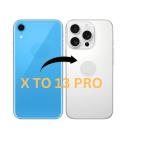 Converter Back Panel Housing Body for Apple iPhone X Convert to Apple iPhone 13 Pro