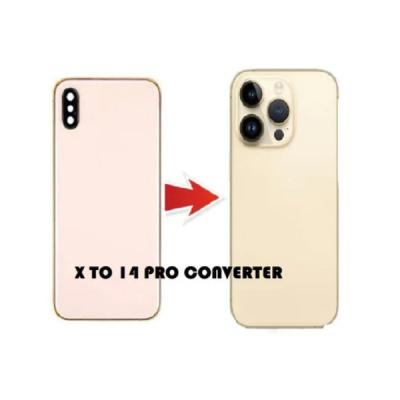 Converter Back Panel Housing Body for Apple iPhone X Convert to Apple iPhone 14 Pro  | Phone Sparess