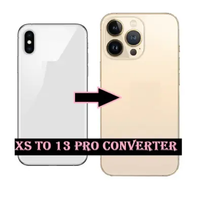 Converter Back Panel Housing Body for Apple iPhone XS Convert to Apple iPhone 13 Pro