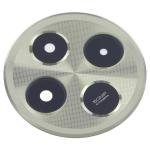 Back Camera Glass Lens With Frame for Xioami MI 14C Gold