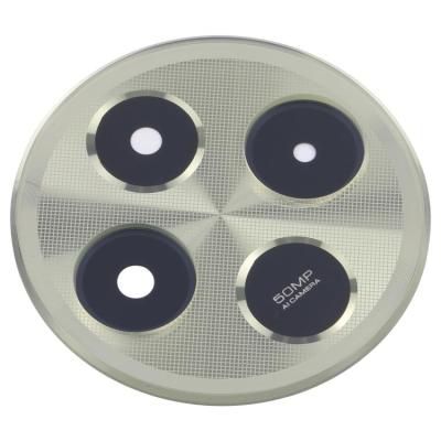 Back Camera Glass Lens With Frame for Xioami MI 14C Gold