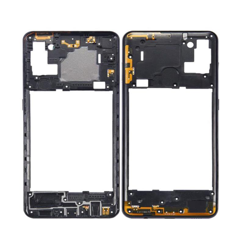 Middle Ring Outer Frame for Samsung Galaxy A21S Black | Phone Sparess