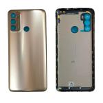 Back Panel Housing with Camera Lens for Motorola Moto G60 Gold
