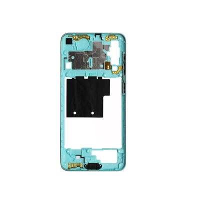 Power Volume Key Ring Frame Middle Compatible with Samsung Galaxy M40 (Sky Blue)