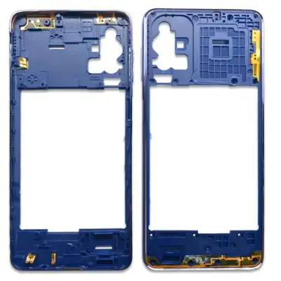 Js Cool Middle Ring Outer Frame for Samsung Galaxy M51 Blue