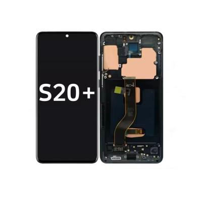 Lcd OLED Display Folder Combo for Samsung Galaxy S20 Plus With Frame