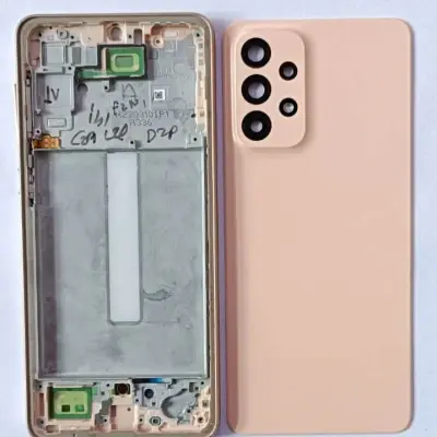 Back Panel With Middle Frame for Samsung Galaxy A33 5G : Awesome Peach
