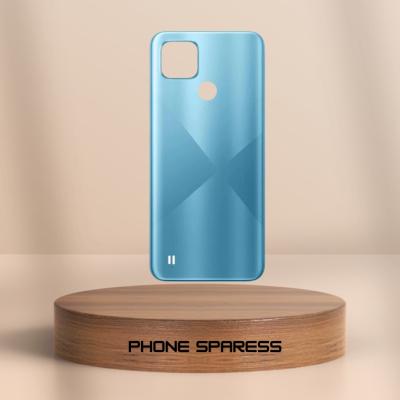 Replacement Back Door Panel with Camera Lens for Realme C21 Blue