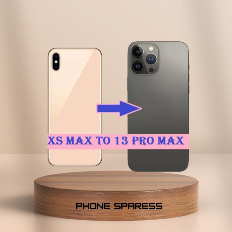 Converter Back Panel Housing Body for Apple iPhone XS Max Convert to Apple iPhone 13 Pro Max