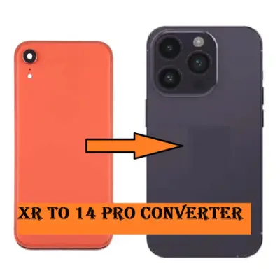 Converter Back Panel Housing Body for Apple iPhone XR Convert to Apple iPhone 14 Pro